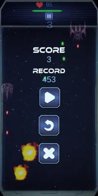 Space Invaders Space Shooter Game Screen Shot 3