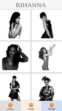 Rihanna Color by Number - Pixel Art Game Screen Shot 0