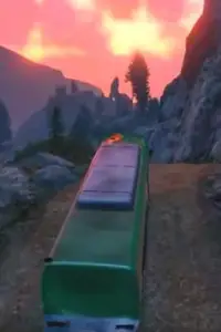 Mountain bus game Screen Shot 0