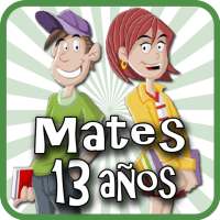 Matemáticas 13 años