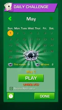 Spider Solitaire Game Theme Screen Shot 3