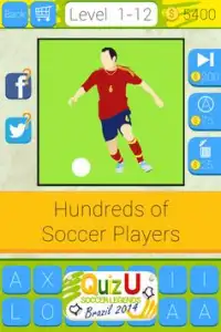 QuizU: Soccer Legends 2014 Screen Shot 0