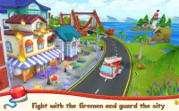 Pet Heroes: Fireman Screen Shot 0