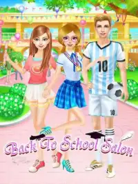 College Girls School:Dress up Makeup Game For Girl Screen Shot 0