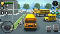 Juego De Autobús Escolar En 3D Screen Shot 0