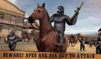 Apes Age Vs Wild West Cowboy: Survival Game Screen Shot 4