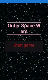 Outer Space Wars Screen Shot 0
