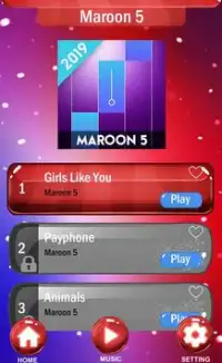 Maroon 5 Piano Screen Shot 0