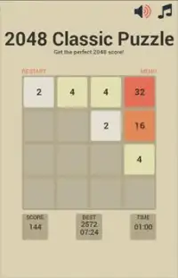 2048 Classic Screen Shot 2