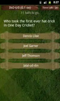 criQwiz - Cricket Quiz Screen Shot 0