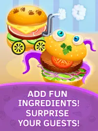 Baby kitchen game Burger Chef Screen Shot 0