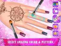 Henna's Nail Beauty SPA Salon - Games for Girls Screen Shot 2