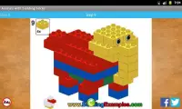 Animals with building bricks Screen Shot 5