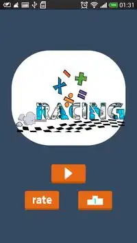 Racing Math Screen Shot 1