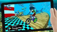 BMX Bicycle Underwater Stunt Adventure Screen Shot 4
