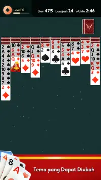 Spider Solitaire Indonesia Screen Shot 2