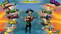 Mini Atiradores: Campo de batalha Tiroteio Jogos Screen Shot 6