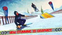 Snowboard de esquí alpino: Skater Boy 3D Screen Shot 1