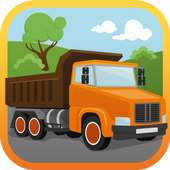 Puzzle dla dzieci - Samochody ciężarowe