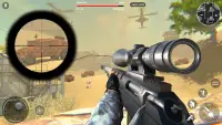 Deadly Desert Strike- Modern Military Sniper Games Screen Shot 0