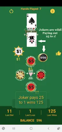 Super Easy Aces Card Game Screen Shot 5