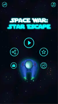 Space War: Estrella de Escape Screen Shot 0