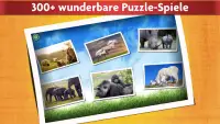Puzzlespiel mit Baby Tieren Screen Shot 1