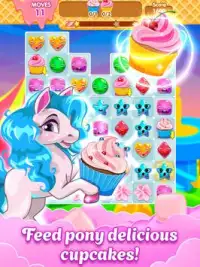 3 Сandy: Pony Tale - Free puzzle games for girls Screen Shot 7