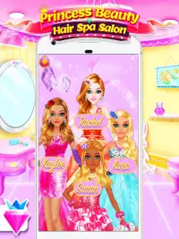 Princess Salon Dress Up Maquillaje para niñas Screen Shot 12