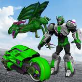 Moto Robot Transform - Flying Dragon Robot biker