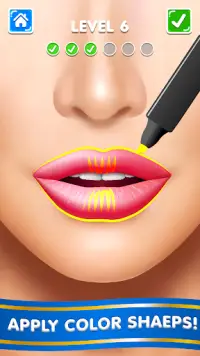 Lip Art Lipstick: Makeup games Screen Shot 3