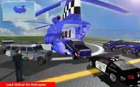 Cảnh sát Airplane Ô tô Transporter: xe tải Lái xe Screen Shot 8