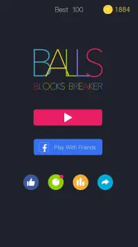 Balls Blocks Breaker Screen Shot 0