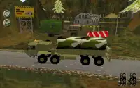 3D wojsko ciężarówka kierowca Screen Shot 4
