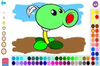 Paint Zombie Plant - Coloring Games Screen Shot 4