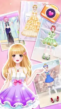 Anime Girl Fashion Makeup Screen Shot 6