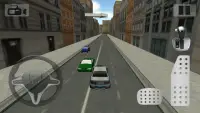 dirigindo um carro da polícia 3D Screen Shot 1