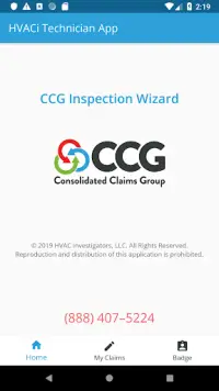 CCG Inspection Wizard Screen Shot 0