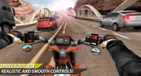 Moto Rider In Traffic Screen Shot 2