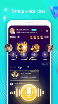 LightChat -Voice Chat & Meet & Screen Shot 1