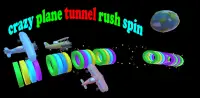 Crazy Plane: Tunnel Rush Spin Screen Shot 0