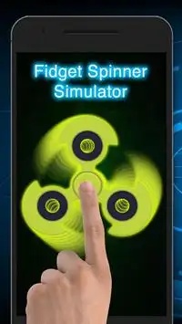 Fidget Spinner - Top Hand Fidget Spinner Simulator Screen Shot 2