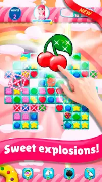 Sweet Sugar Match 3 - Free Candy Smash Game Screen Shot 4