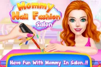 Mommy salon nail juegos Screen Shot 0