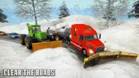 Snow Plow Heavy Excavator Sim Screen Shot 2