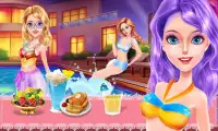 Pool Party Games principessa Screen Shot 3