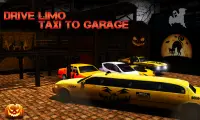 Halloween Night Taxi Driver 3D Car Driving Games Screen Shot 4