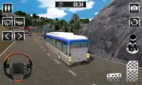 Racing Bus Run Simulation 3D - Hill Bus Climbing Screen Shot 0