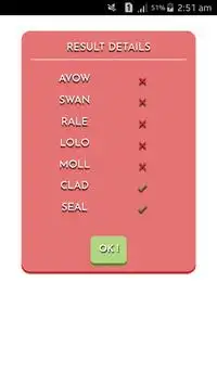 Brainy four - Four letters word puzzle game Screen Shot 6