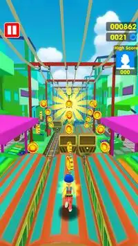 Subway Train Surf : Fast Run Screen Shot 1